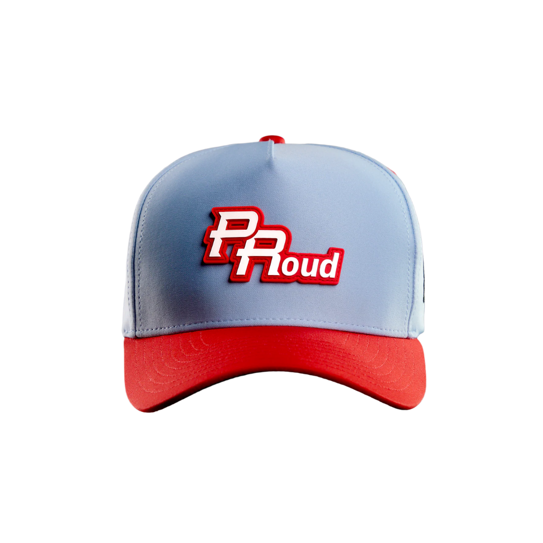Image of Panevo CB15 HOF 2026 Hat (Columbia Blue/Red)