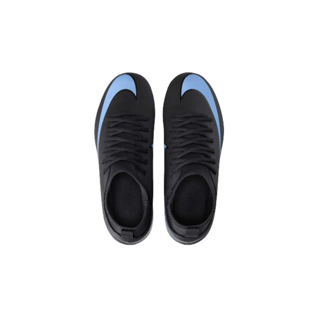 Image of Nike Jr. Mercurial Superfly 10 Club FG/MG (Black/Columbia Blue)
