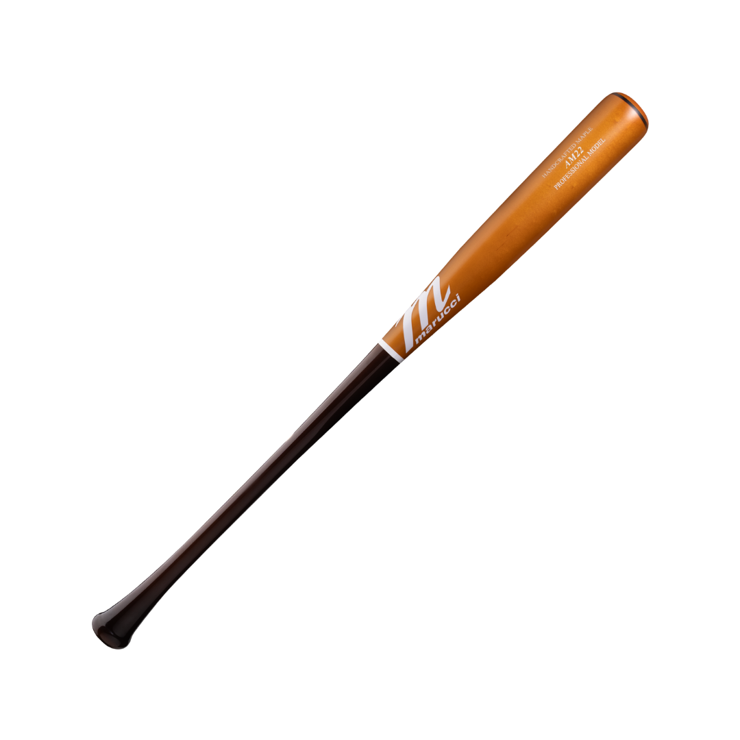 Marucci AM22 Pro Model Maple Bat (Orange/Brown)