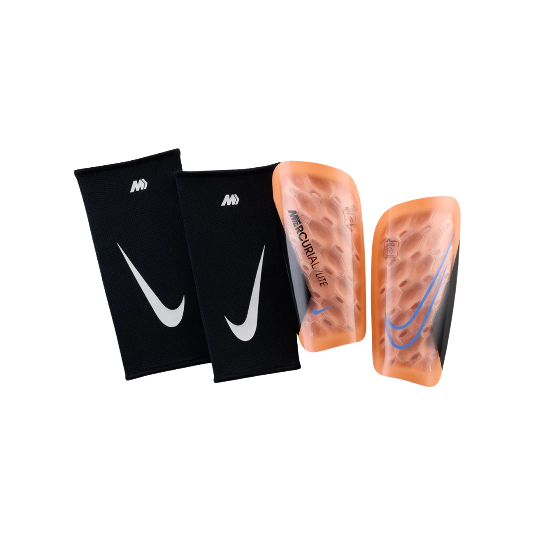 Nike Mercurial Lite Shin Guard (Orange/Blue)