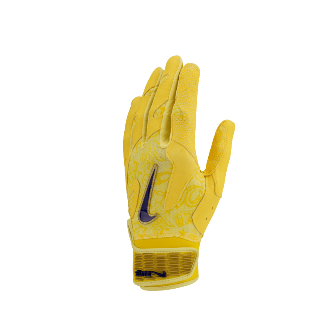 Nike Alpha Elite 2.0 Acuña Batting Gloves (Yellow)