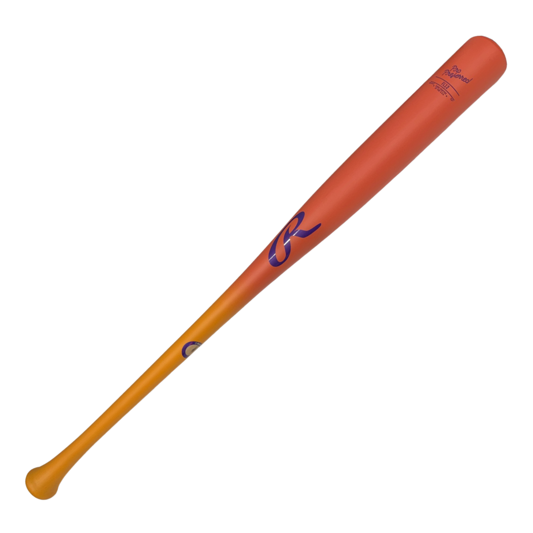 Rawlings Pro Preferred FL12 Maple Bat (Orange)