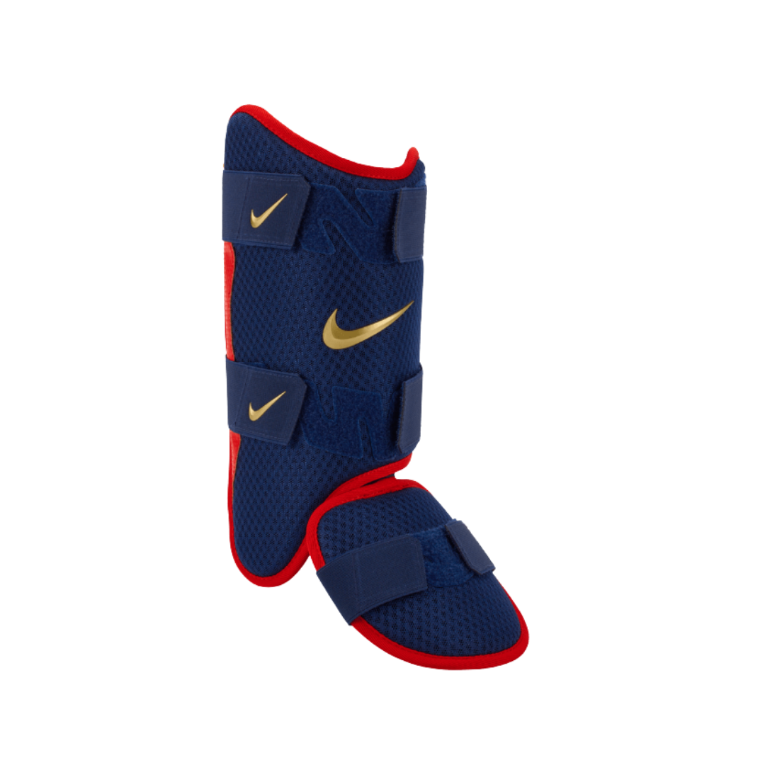 Nike Batter's Leg Guard RHB (Navy/Red/Gold)