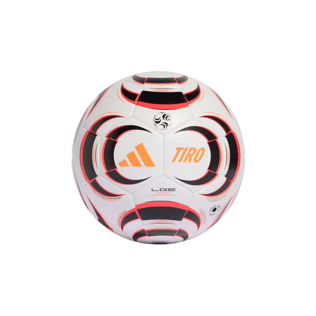 Image of Adidas Tiro League Soccer Ball (White/Red/Black)
