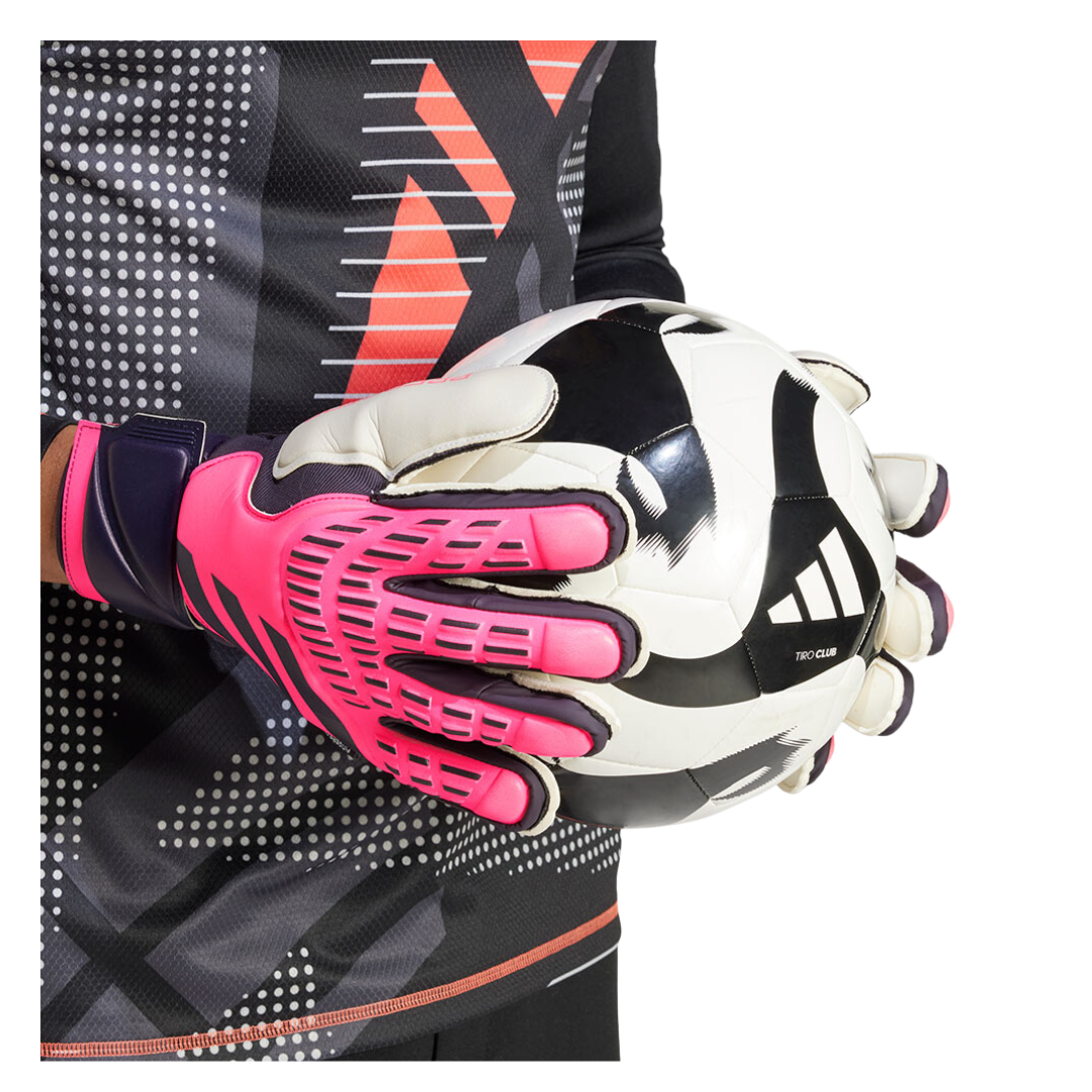 Adidas Youth Predator Goalie Gloves Fingersave (Pink/Black) - Deportes Salvador Colom