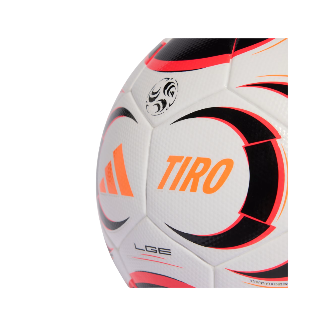 Image of Adidas Tiro League Soccer Ball (White/Red/Black)