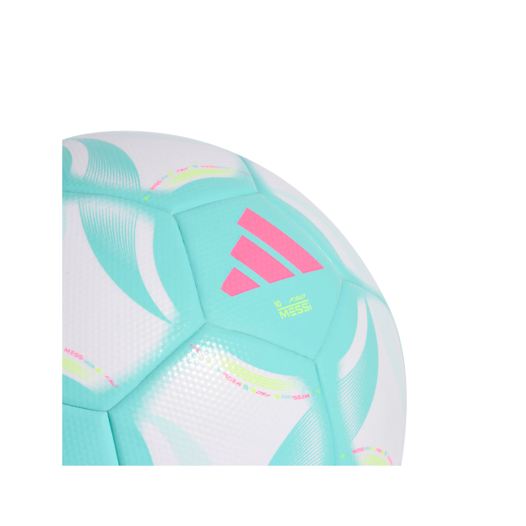 Adidas Messi League Soccer Ball (Teal/White)