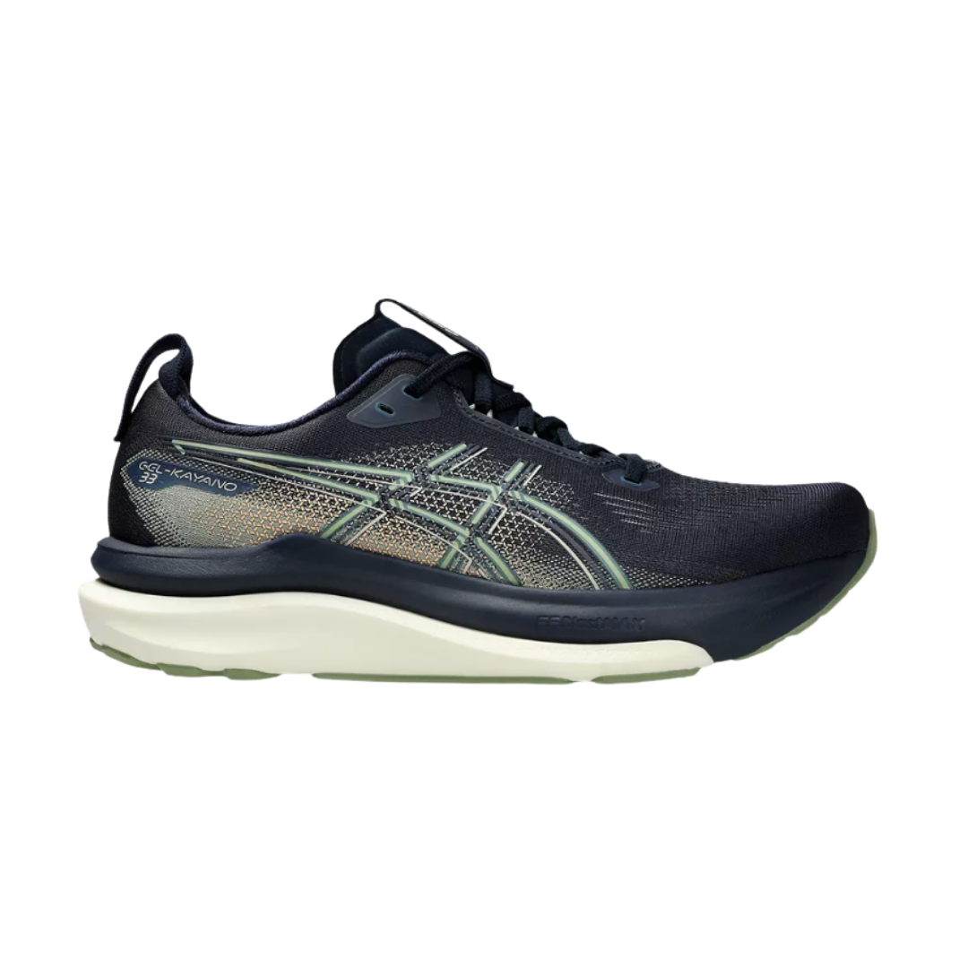 Image of Asics Gel-Kayano 33 Men (Midnight/Khaki Green)