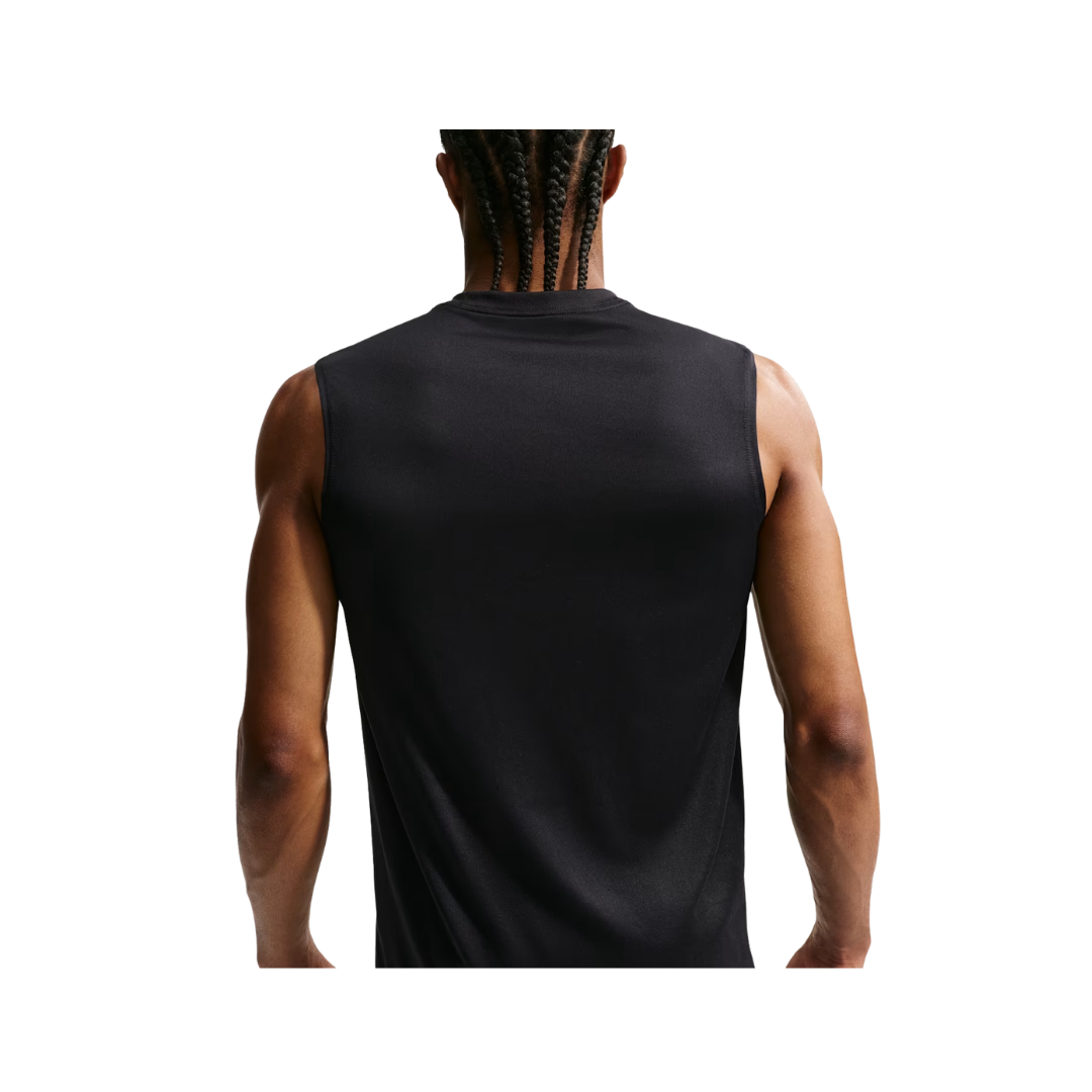 Image of Nike Men Dri-Fit Sleeveless T-Shirt (Black)