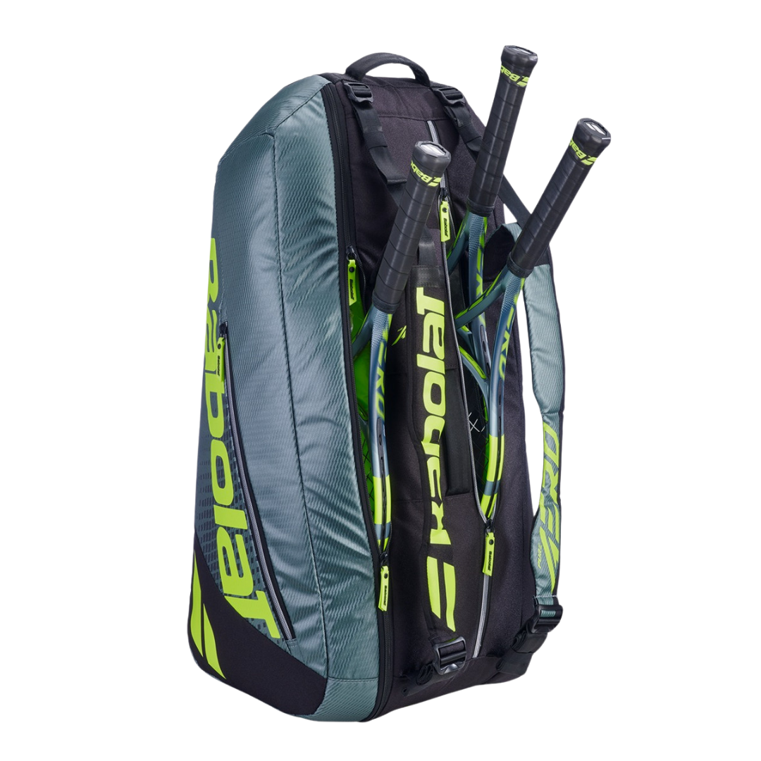 Babolat RHX 6 Pure Aero Bag (Grey/Yellow)