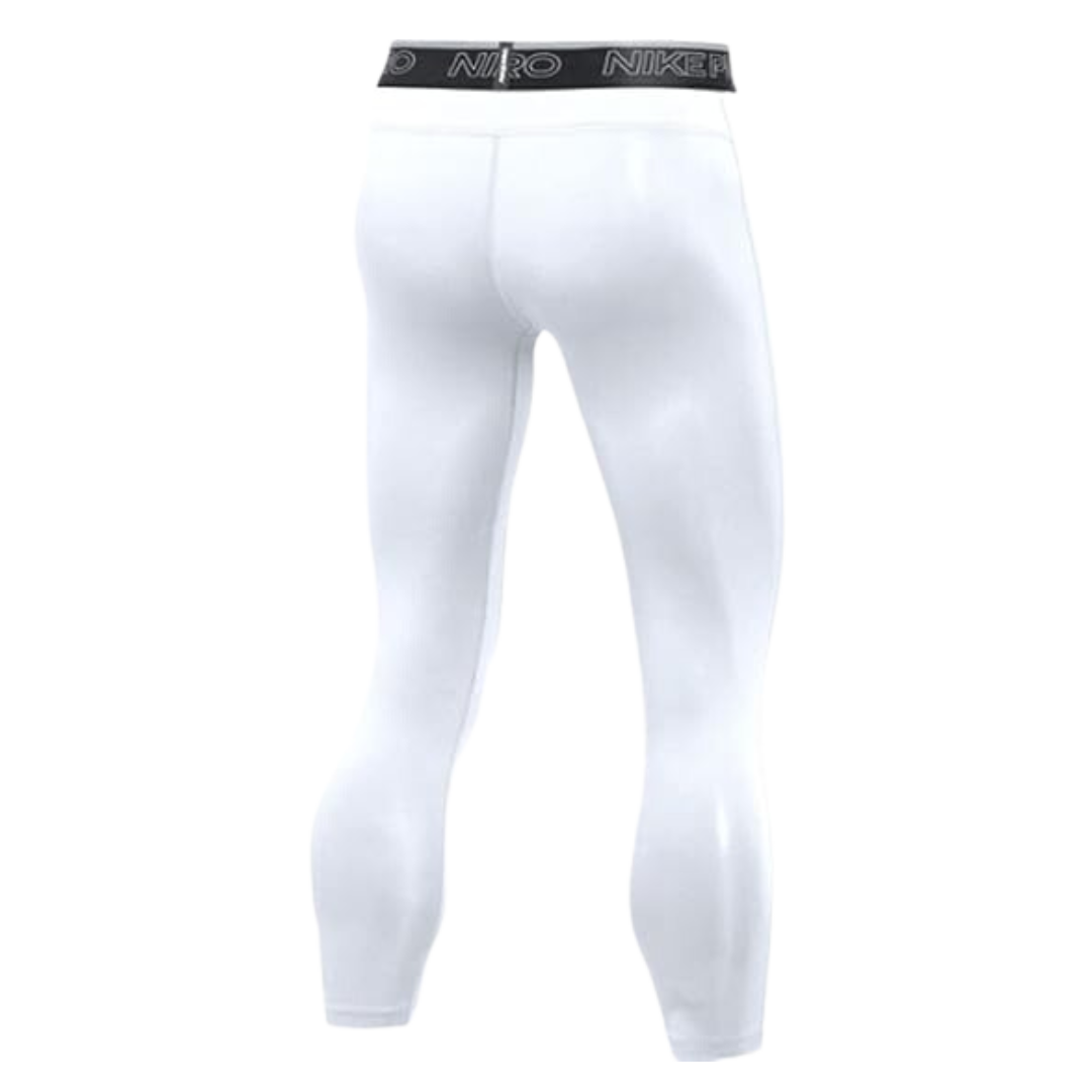 Image of Nike Pro Long Leggings Men (White) - Deportes Salvador Colom