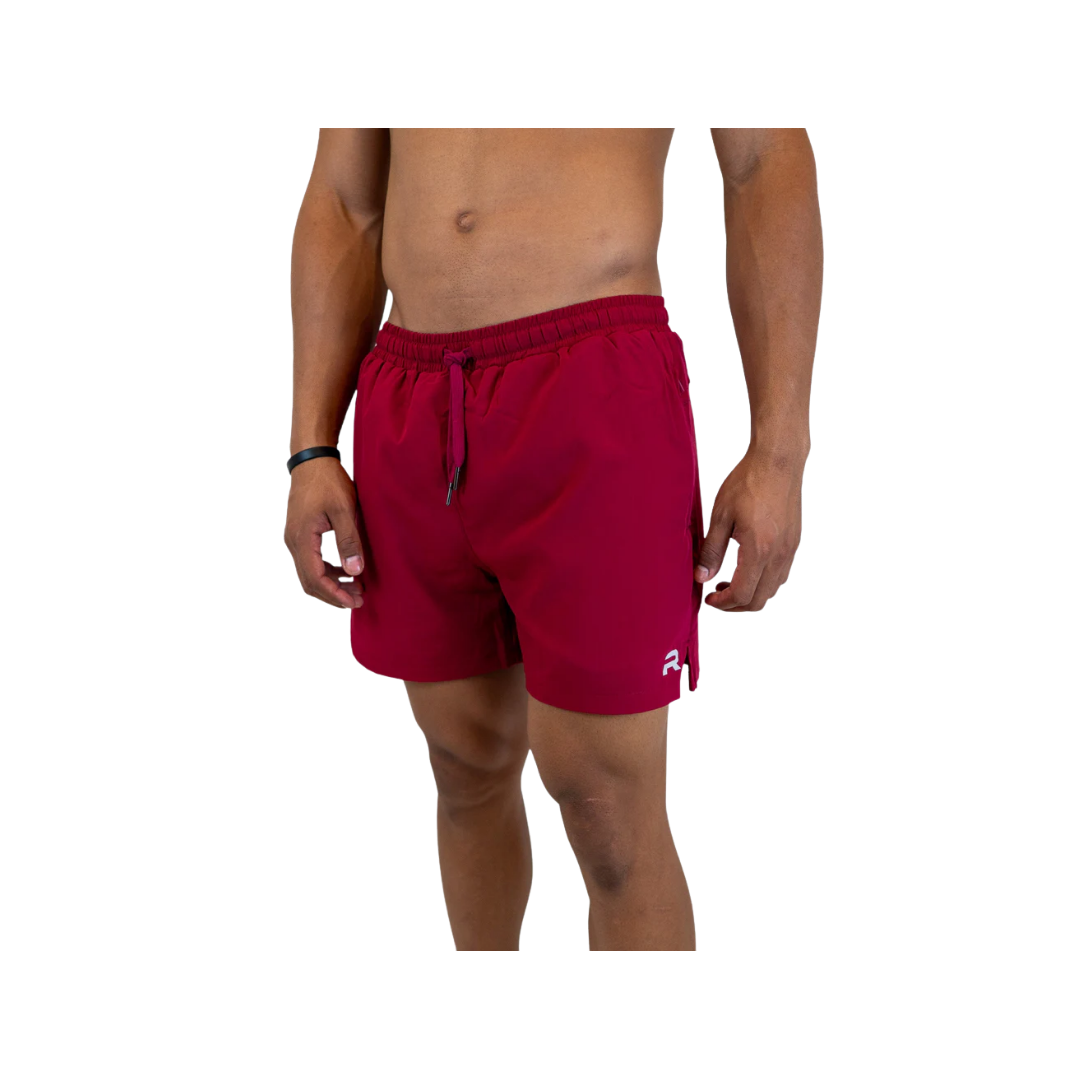 Resilient Active M's Peak 2 in 1 Shorts (Wine)