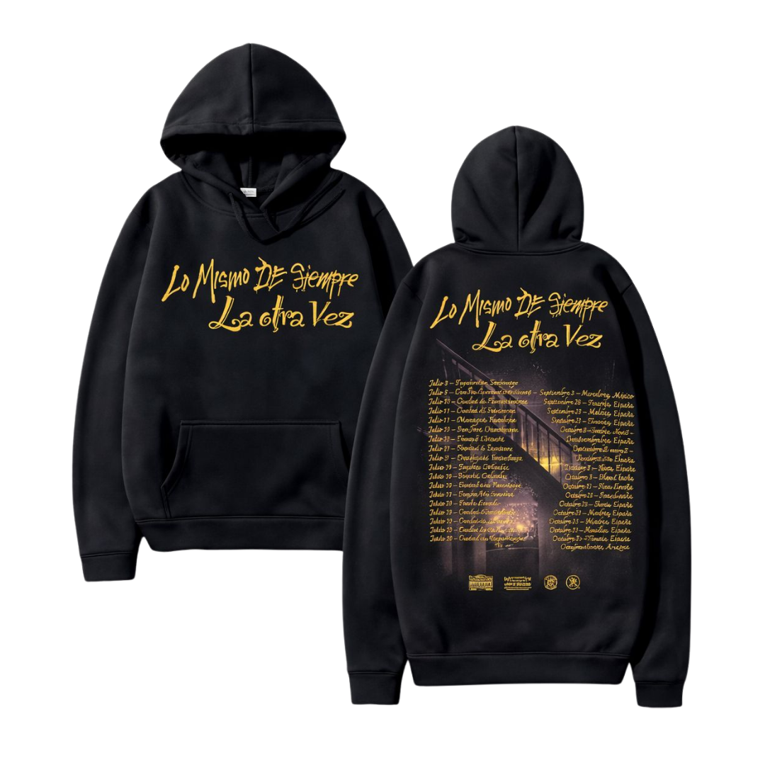 Lo Mismo de la Otra Vez Tour Hoodie (Black)