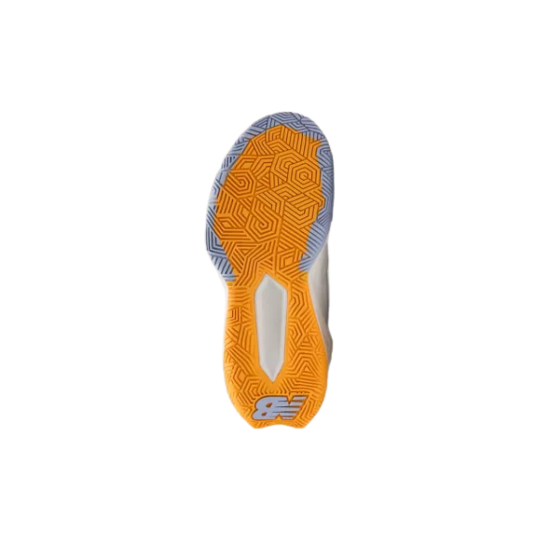 Image of New Balance Coco Delray Youth Tennis Shoe (White/Purple/Orange)