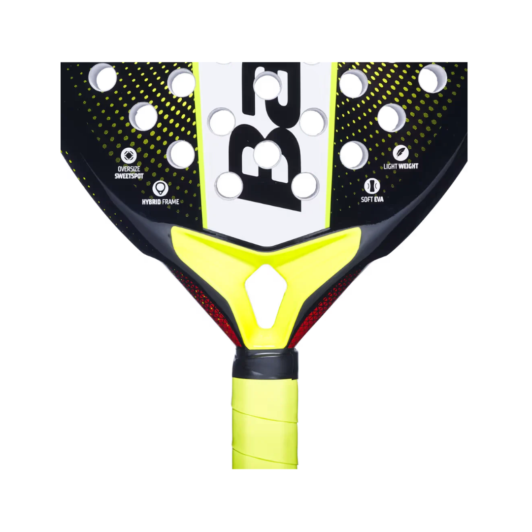 Image of Babolat Counter Origin Padel Racket (Black/Yellow)