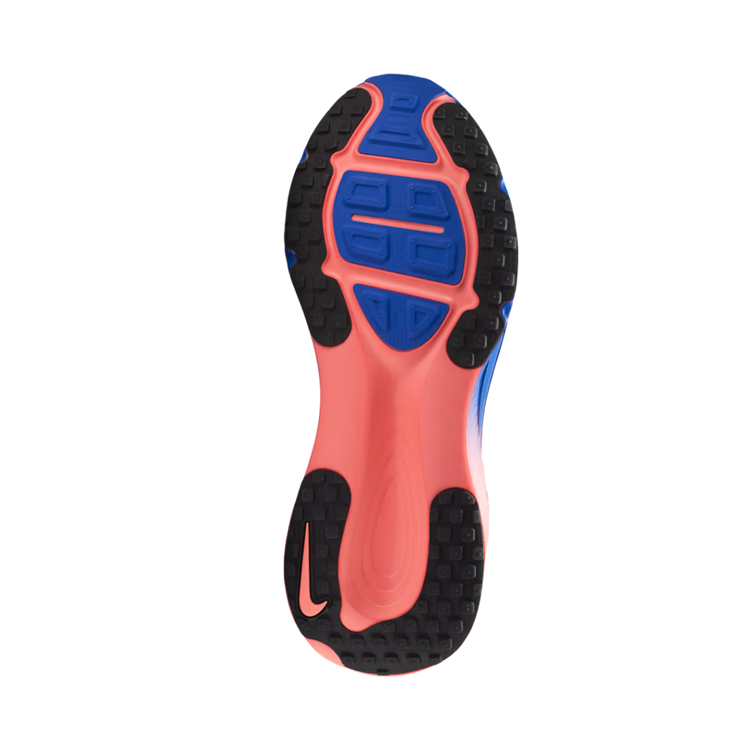 Image of Nike Vomero 18 Road Shoes Men (Grey/Coral/Blue)