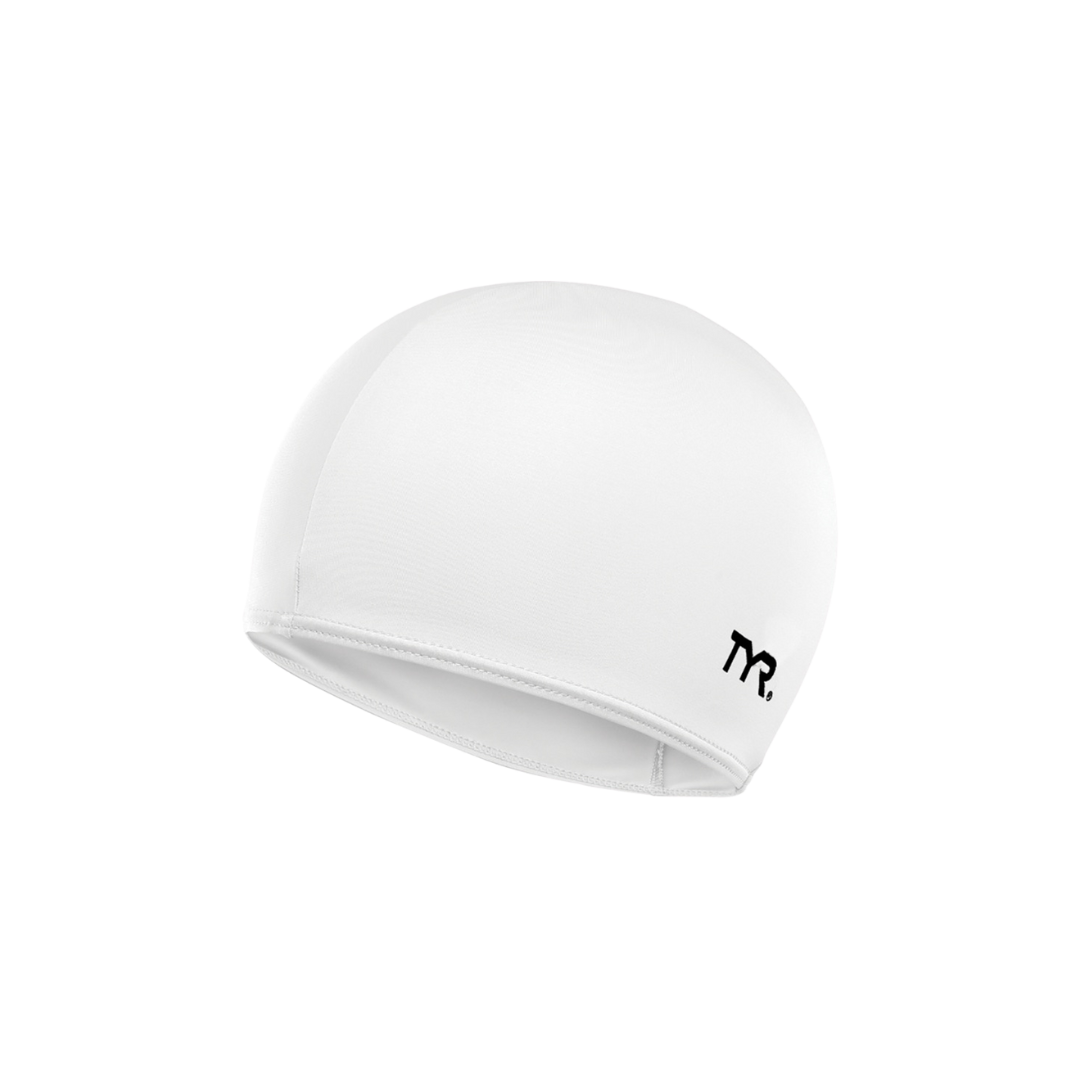 TYR Lycra Swim Cap White - Deportes Salvador Colom