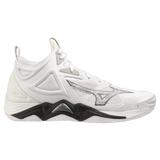 Mizuno Wave Momentum 3 Mid Unisex (White/Black) - Deportes Salvador Colom