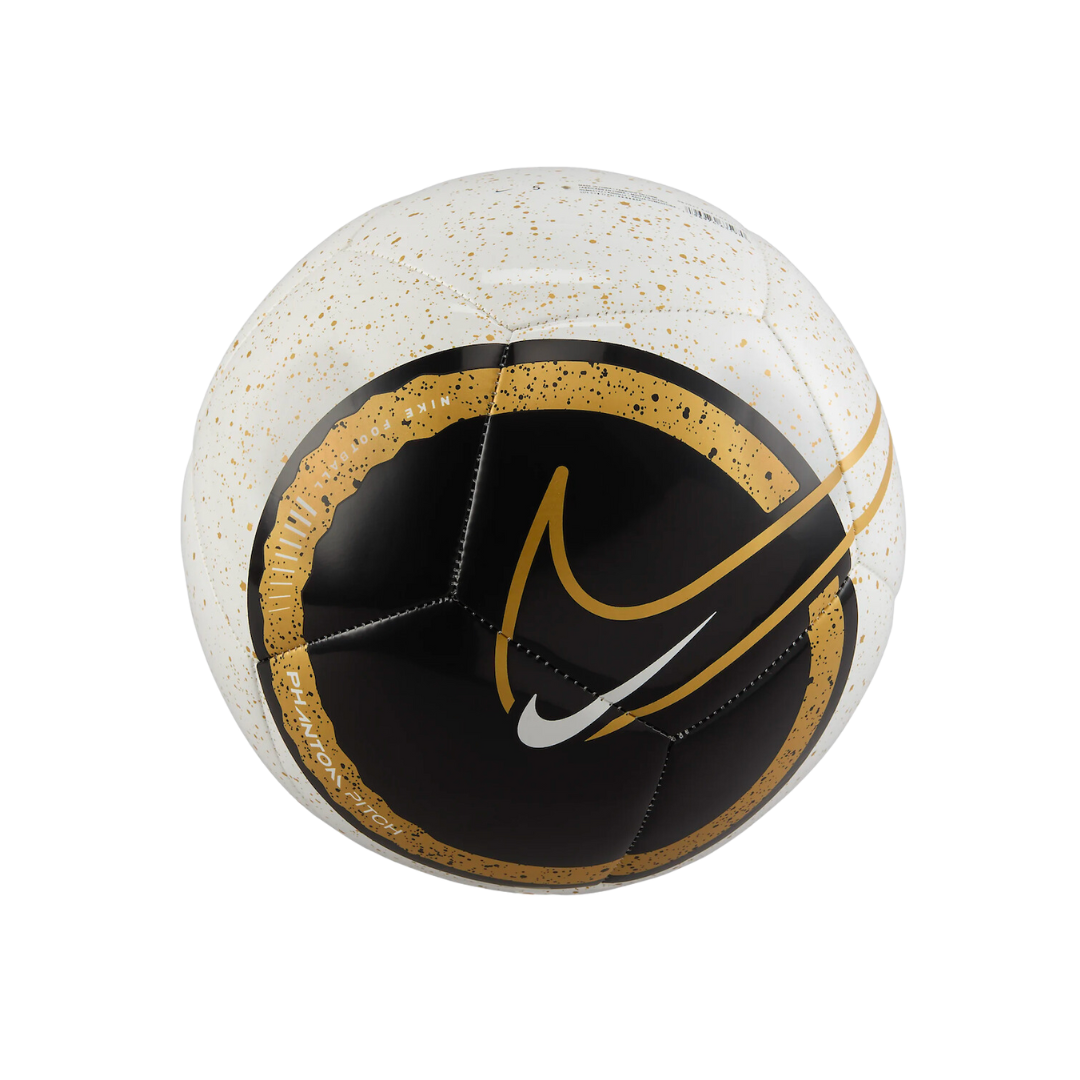 Nike Phantom Soccer Ball (White/Black/Gold)