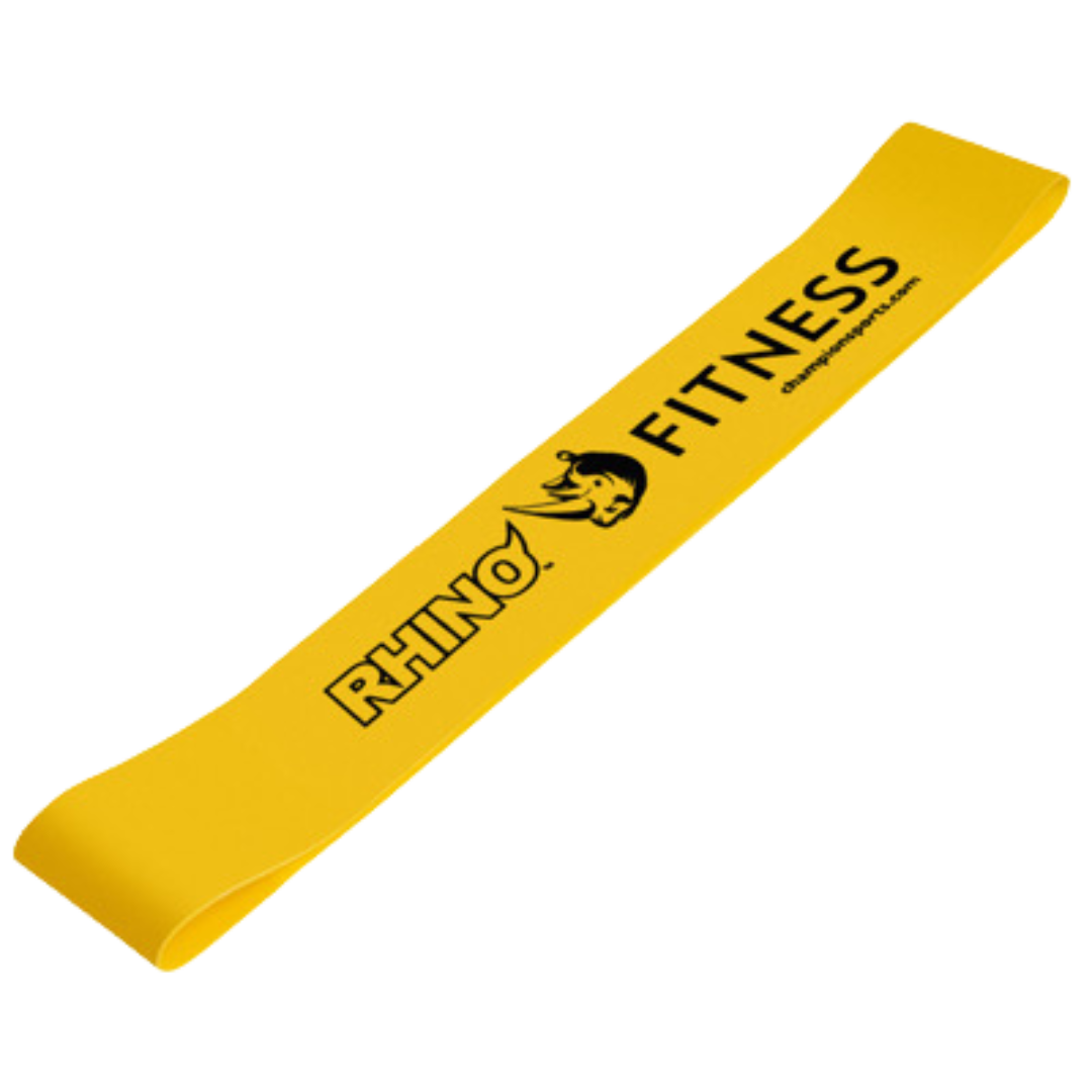 Image of Rhino Fitness Loop Yellow Medium (12 lb) 2