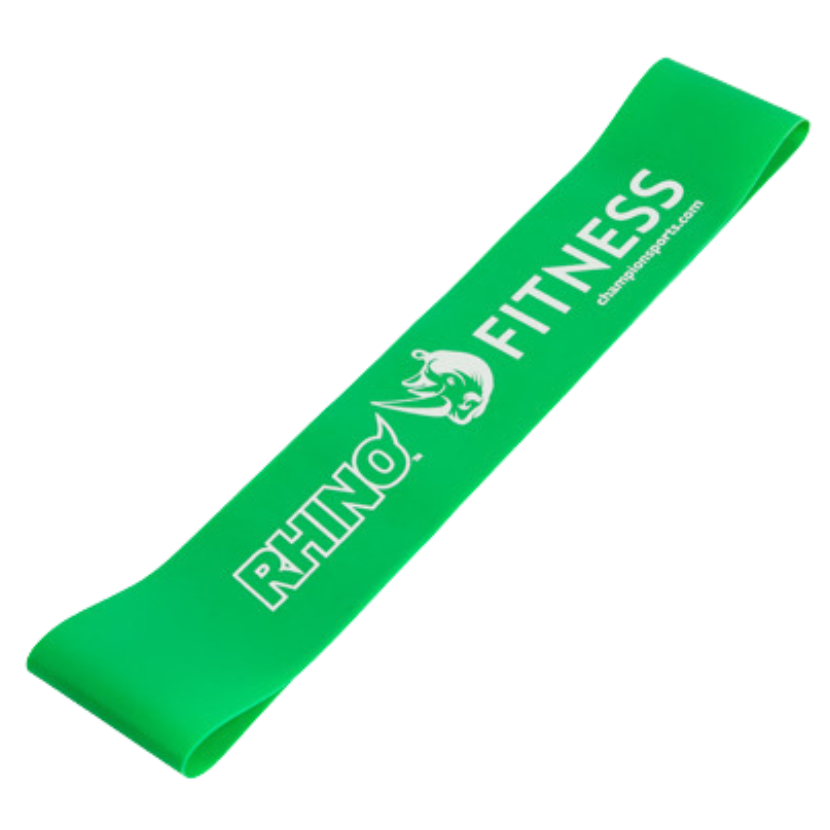 Rhino Fitness Loop Green Medium/Heavy (16 lb) 2" X 12"