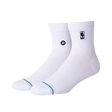 Stance NBA Logoman Quarter Socks Medium (White) - Deportes Salvador Colom