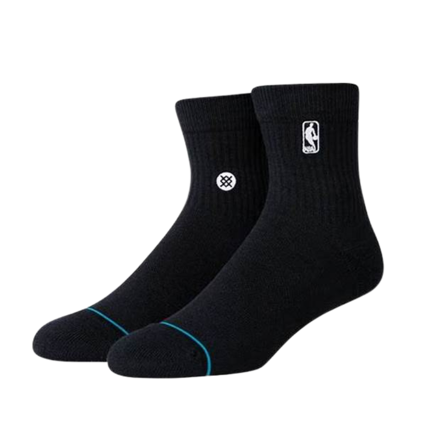 Image of Stance NBA Logoman Quarter Socks Medium Black - Deportes Salvador Colom