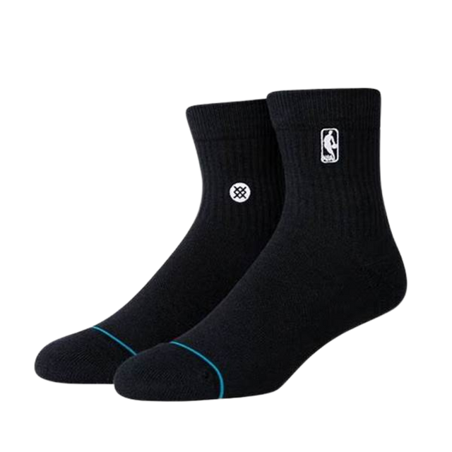 Stance NBA Logoman Quarter Socks Medium Black - Deportes Salvador Colom