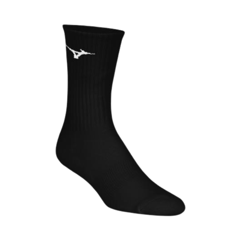 Image of Mizuno Vital Crew Socks Large Black 3Pk - Deportes Salvador Colom