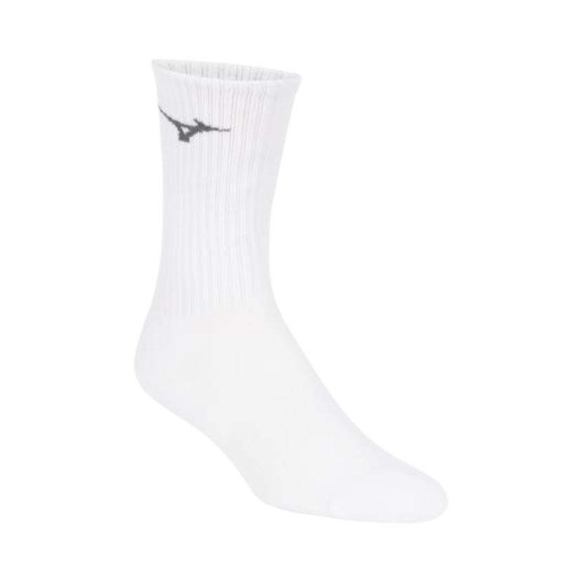 Image of Mizuno Vital Crew Socks Large White 3pk - Deportes Salvador Colom