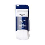 Mizuno Vital Crew Socks Small White 3pk - Deportes Salvador Colom