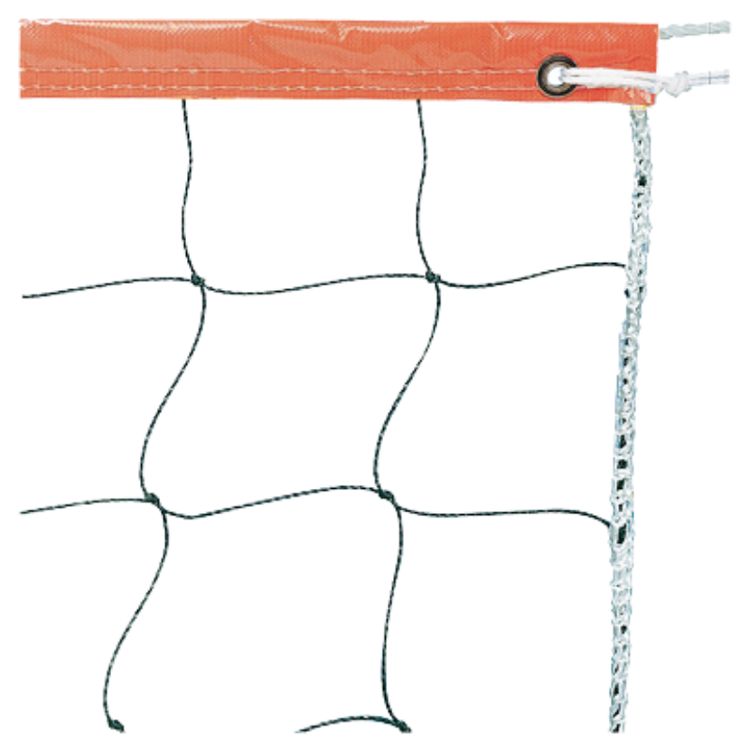 Champion Sports 2mm Volleyball Net 32' (Orange) - Deportes Salvador Colom