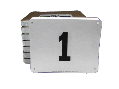 Marathon Printing Race Numbers (7.5" X 6") - Deportes Salvador Colom