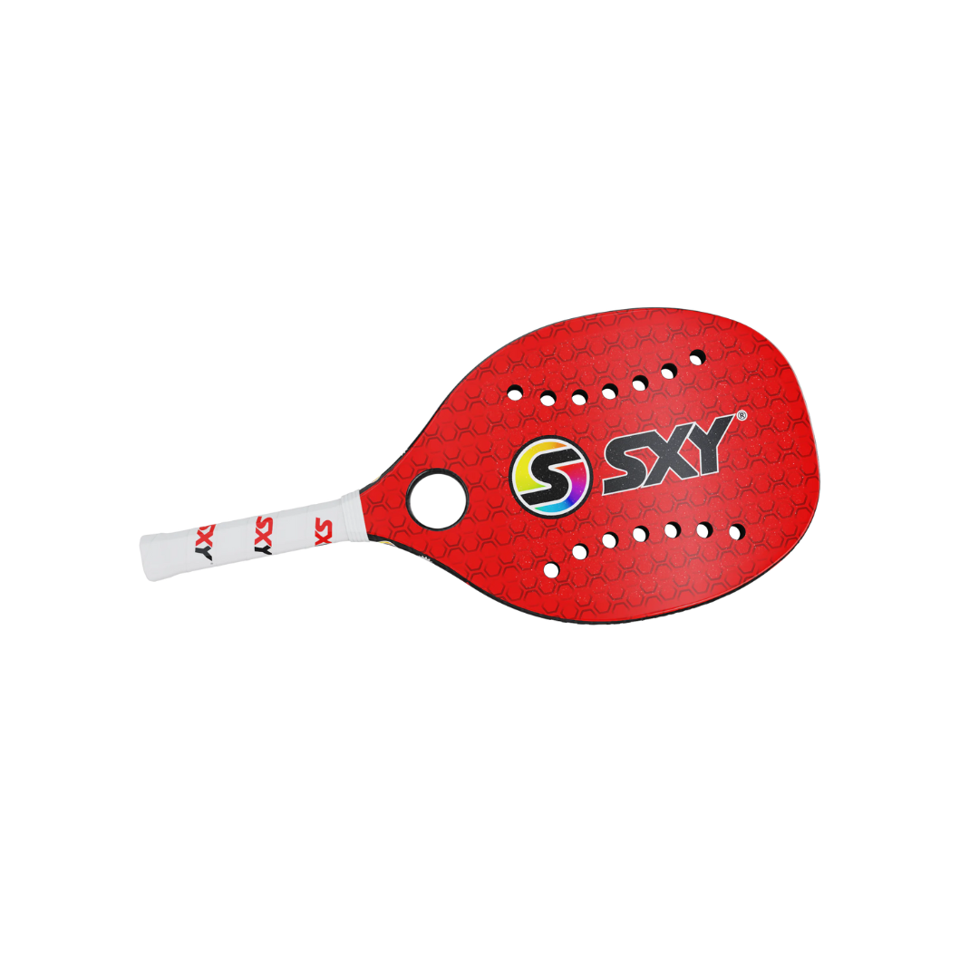 Image of Sexy Brand Red Hex Beach Tennis Paddle - Deportes Salvador Colom