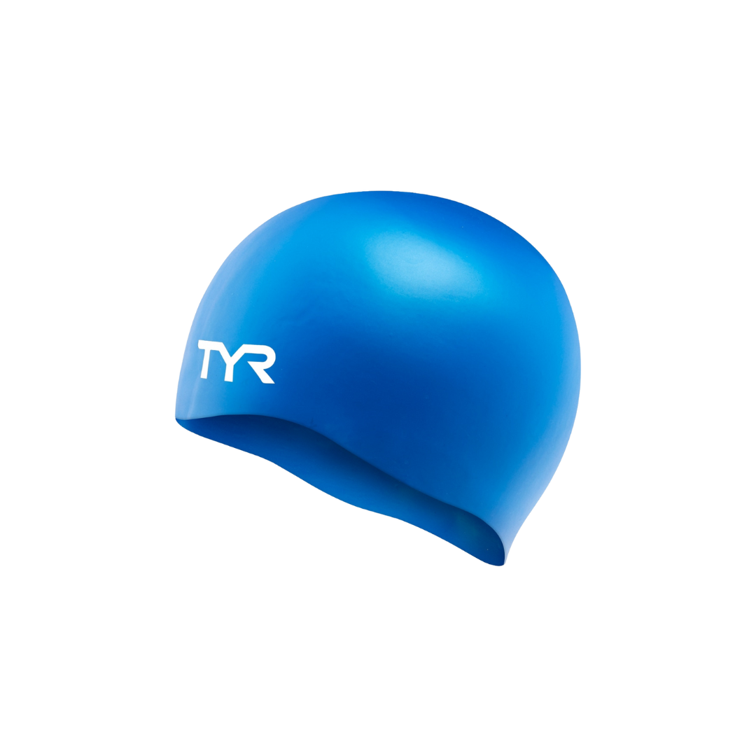 Image of TYR Silicone Swim Cap Royal - Deportes Salvador Colom