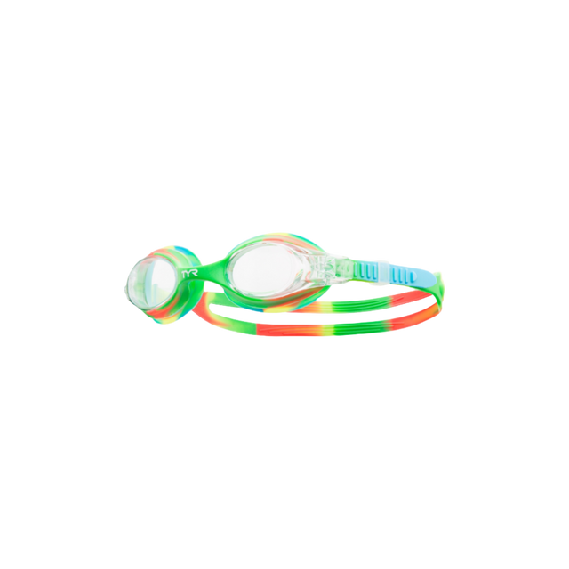 TYR Swimple Tie Dye Mirrored Goggle Green/Orange - Deportes Salvador Colom