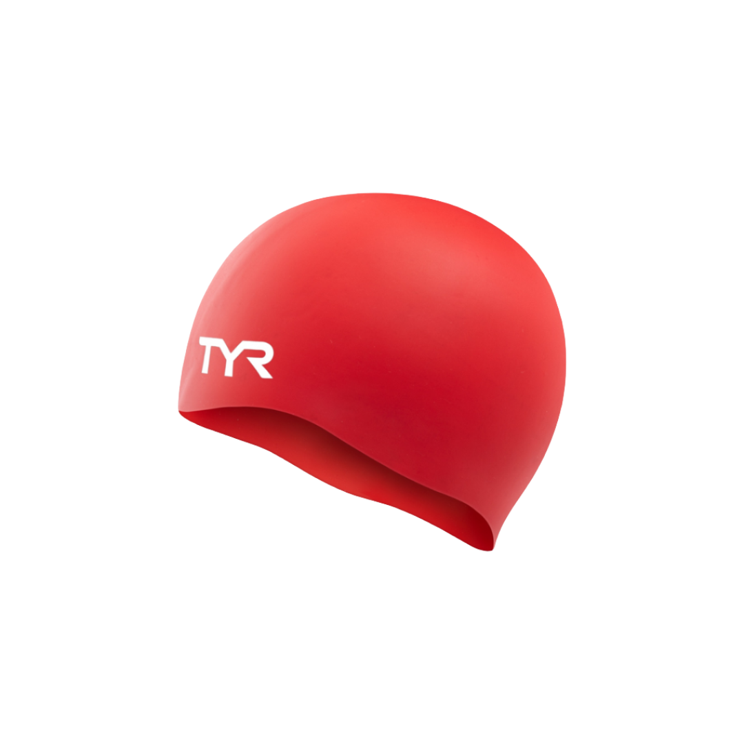 TYR Silicone Swim Cap Scarlet - Deportes Salvador Colom