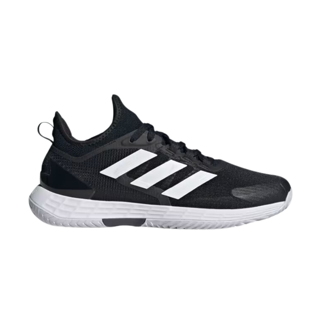 Adidas Adizero Ubersonic 4.1 Men Tennis Shoes (Core Black/Cloud White/Grey Four)