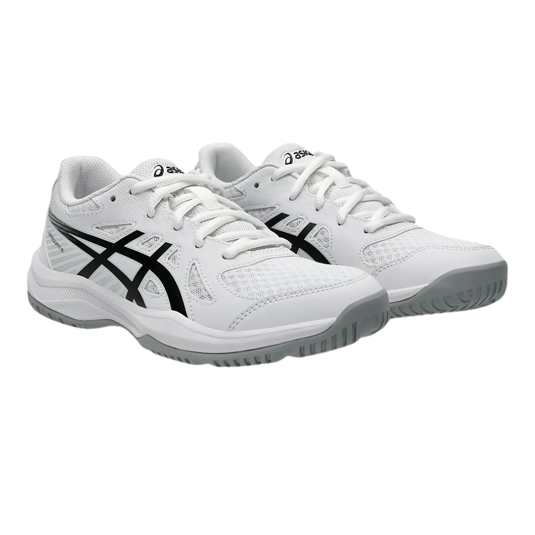 Asics Youth Upcourt 6 (White/Black) - Deportes Salvador Colom