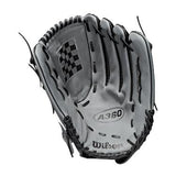 Wilson A360 Slowpitch Softball Glove RH (Black/Grey) 14'' - Deportes Salvador Colom