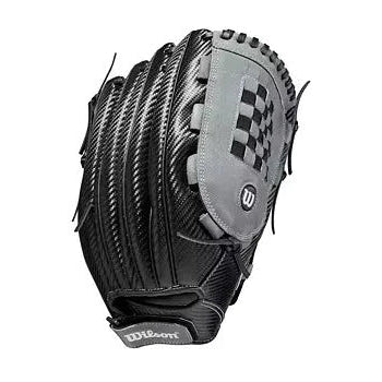 Wilson A360 Slowpitch Softball Glove Left Hand Thrower (Black/Grey) 14'' - Deportes Salvador Colom