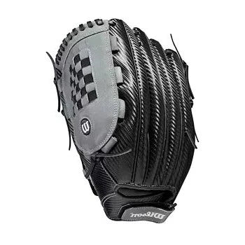 Wilson A360 Slowpitch Softball Glove LH (Black/Grey) 14''