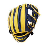 Wilson A200 EZ Catch T-Ball Glove (Yellow/Navy) 10'' - Deportes Salvador Colom