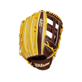 Wilson Juan Soto A2K JS22 GM 12.75” Outfield Baseball Glove (Yellow/Brown) - Deportes Salvador Colom