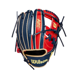 Wilson Ozzie Albies A2K OA1 GM 11.5” Infield Glove (Navy/Scarlet) - Deportes Salvador Colom