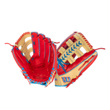 Wilson A1000 PF1892 Glove RH (Red/Blonde) 12.25''