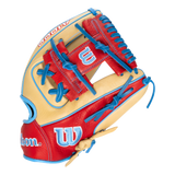 Wilson A1000 1786 Infield Glove RH (Blonde/Red/Blue) 11.5''