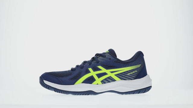 Asics Upcourt 6 Youth (Blue Expanse/Safety Yellow)