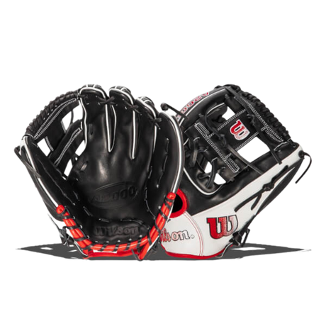 Wilson A2000 1975 Infield Glove RH (Black/white/Red) 11.75''