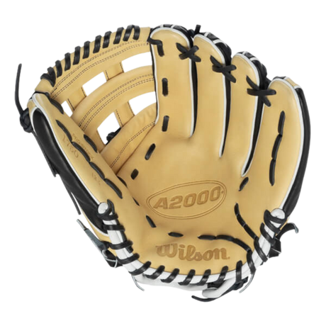 Wilson A2000 1750 Outfield Glove RH (Blonde/Black/Red) 12.5''